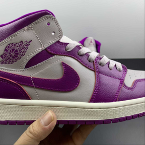 Air Jordan 1 Mid Gray Pourple