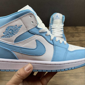 Air Jordan 1 Mid Blue White