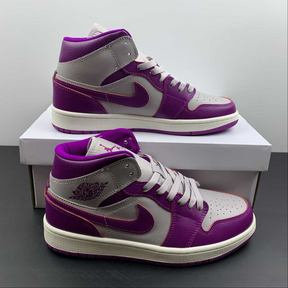 Air Jordan 1 Mid Gray Pourple