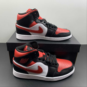 Air Jordan 1 Mid Bred Toe