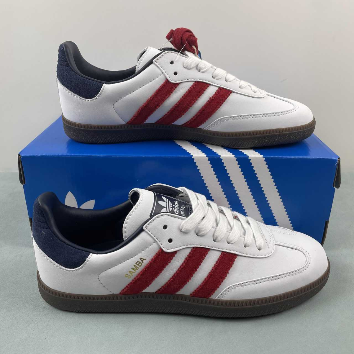 Samba White Red Blue