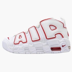 Air More UpTempo White Varsity Red