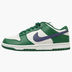 Dunk Low Branco Verde Azul