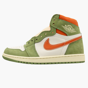 Air Jordan 1 High Green White Orange