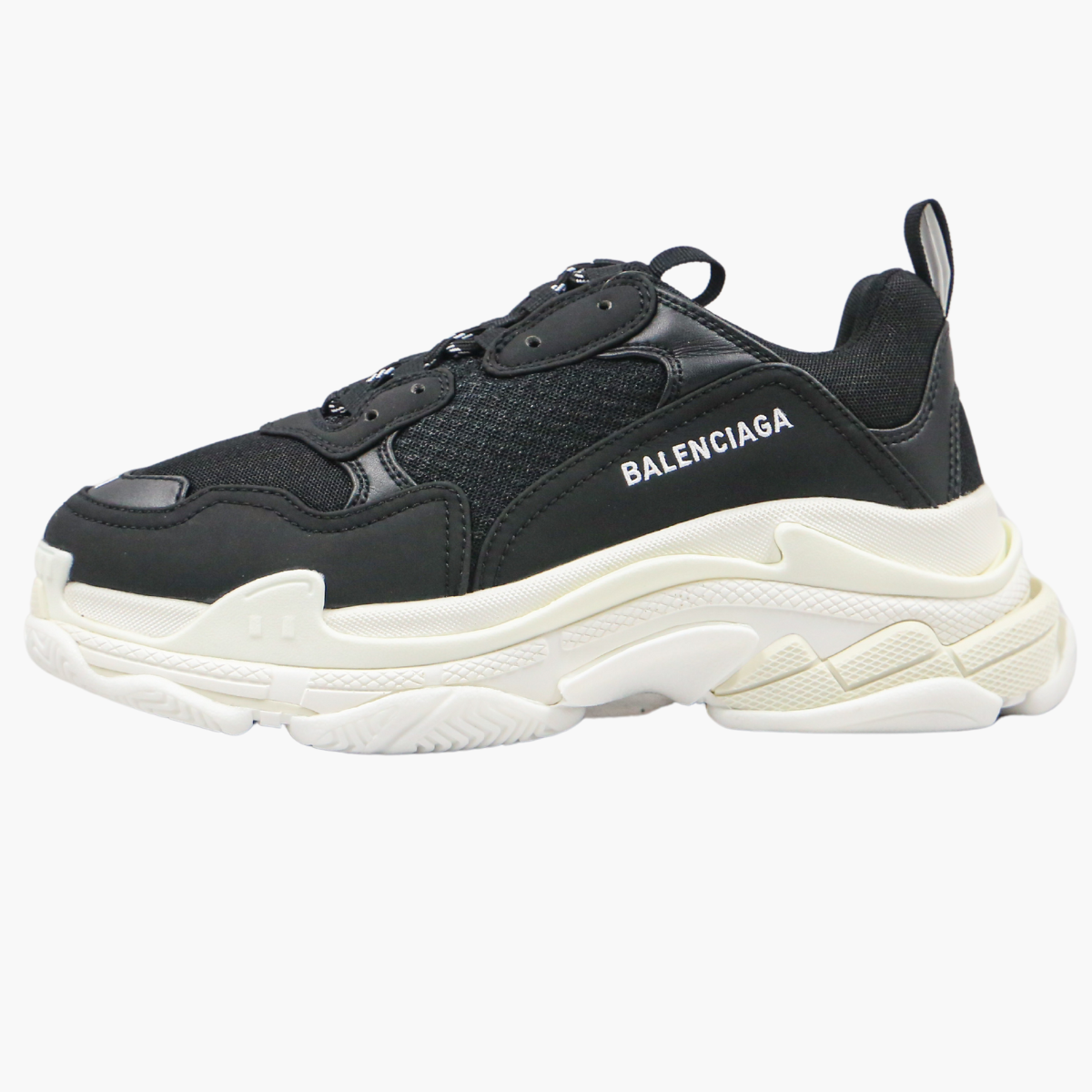 Balenciaga Triple S Black White