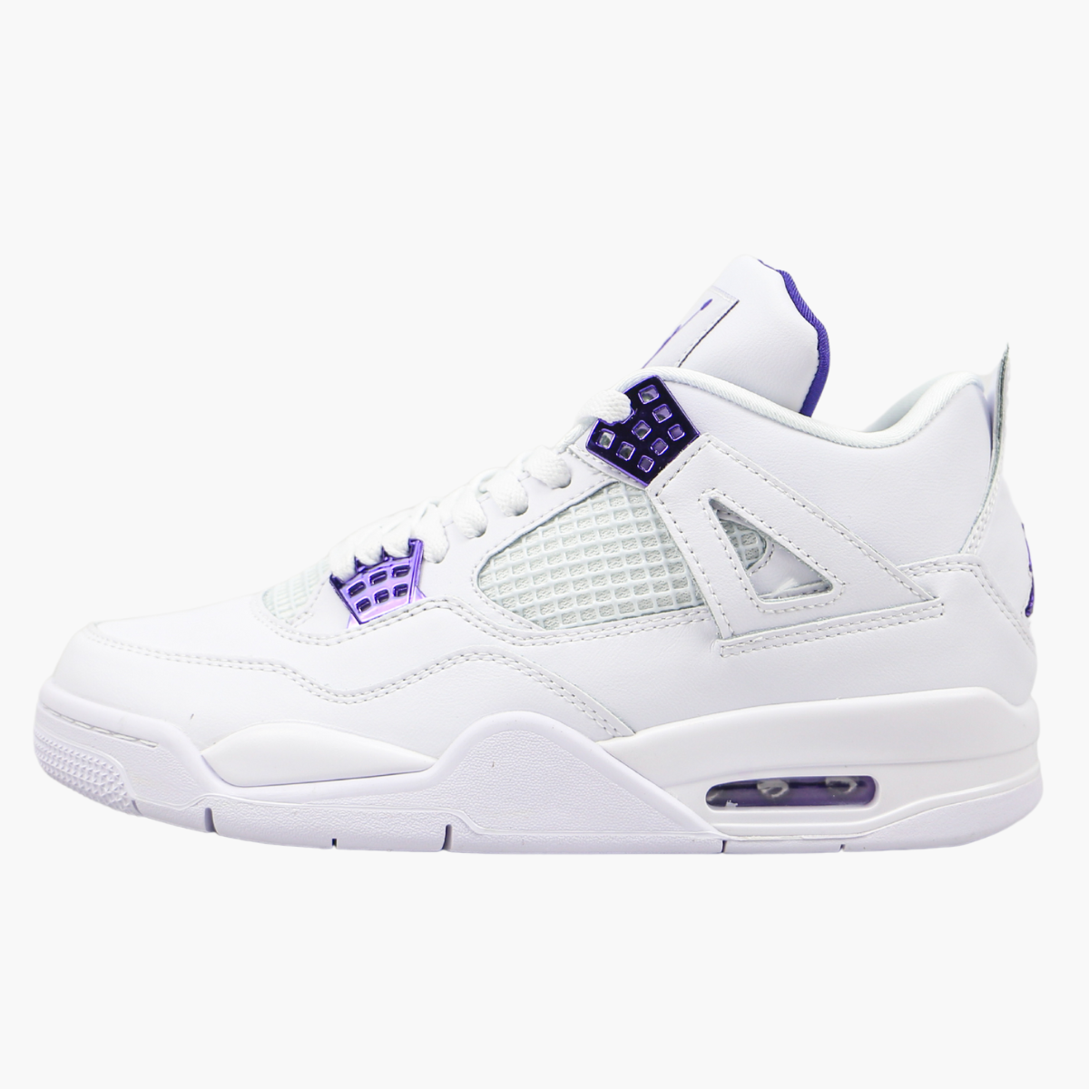 Air Jordan 4 White Purple