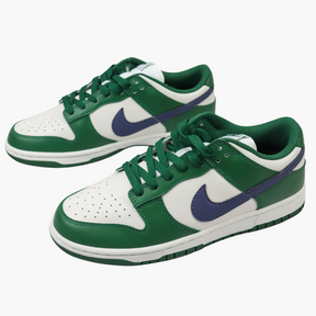 Dunk Low Branco Verde Azul