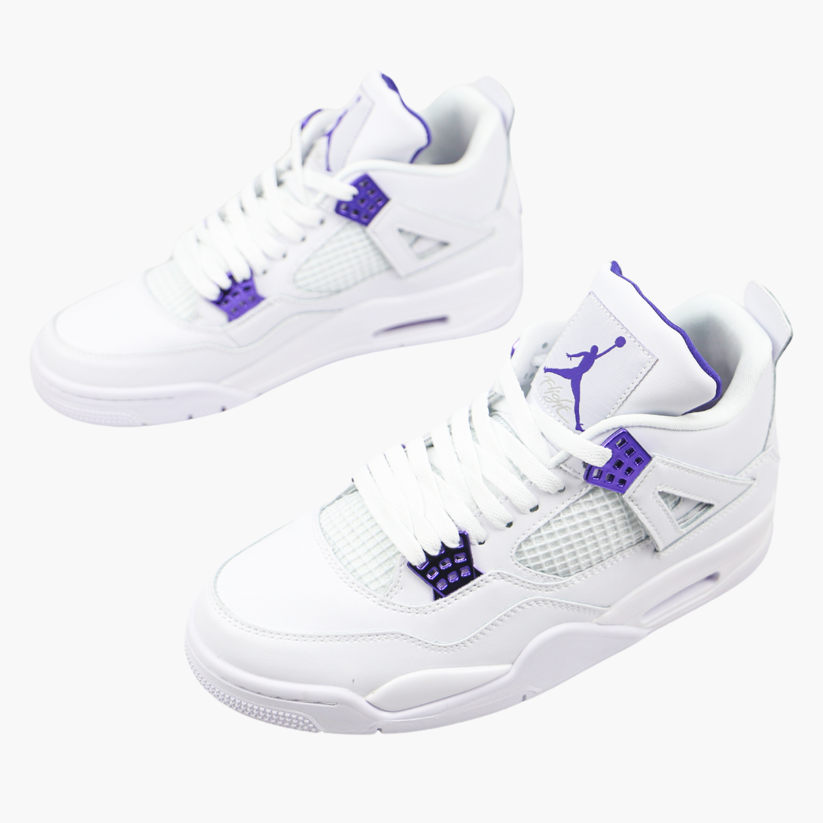 Air Jordan 4 White Purple