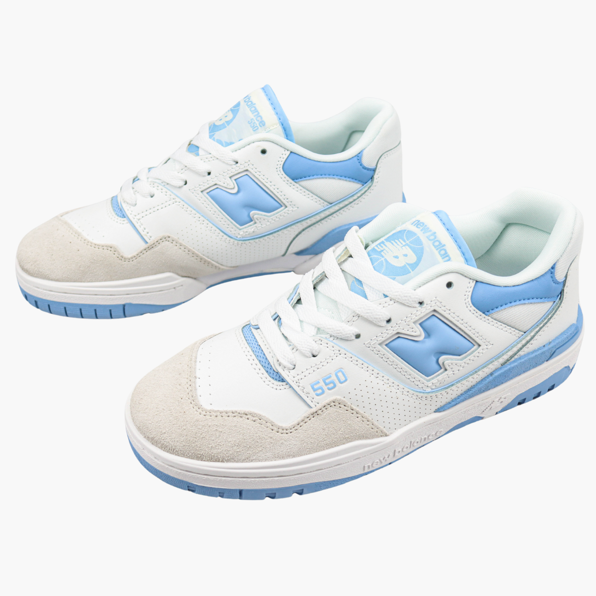 NB 550 White Blue