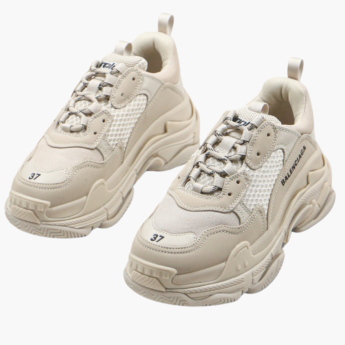 Balenciaga Triple S Light Gray Khaki