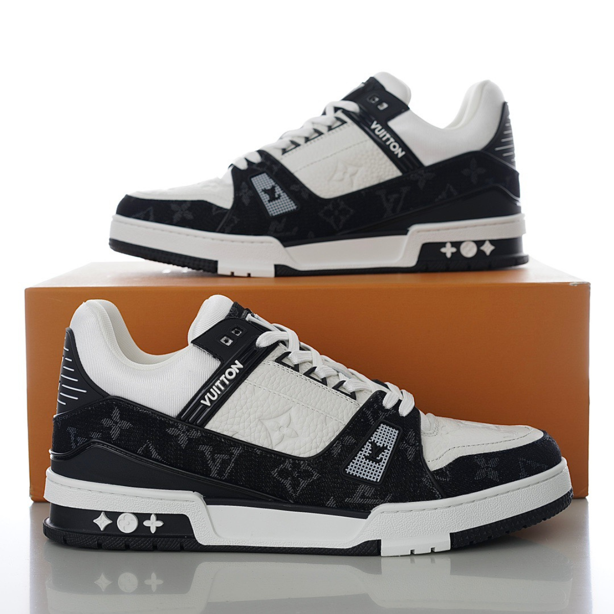 LV Trainer Monogram Denim Black