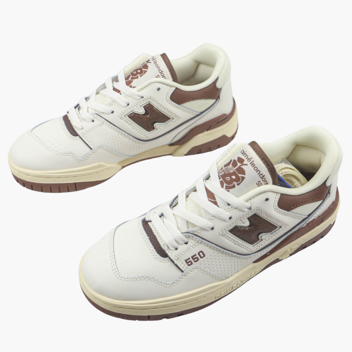 NB 550 White Brown