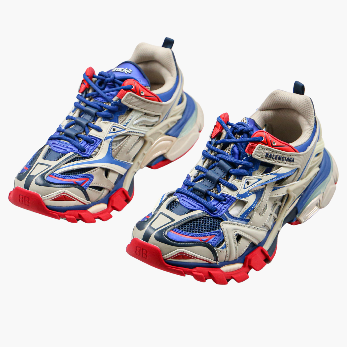 Balenciaga Track Red Blue Gray