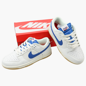 Dunk Low White Blue logo