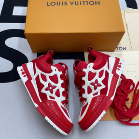 LV Skate Sneaker Red White