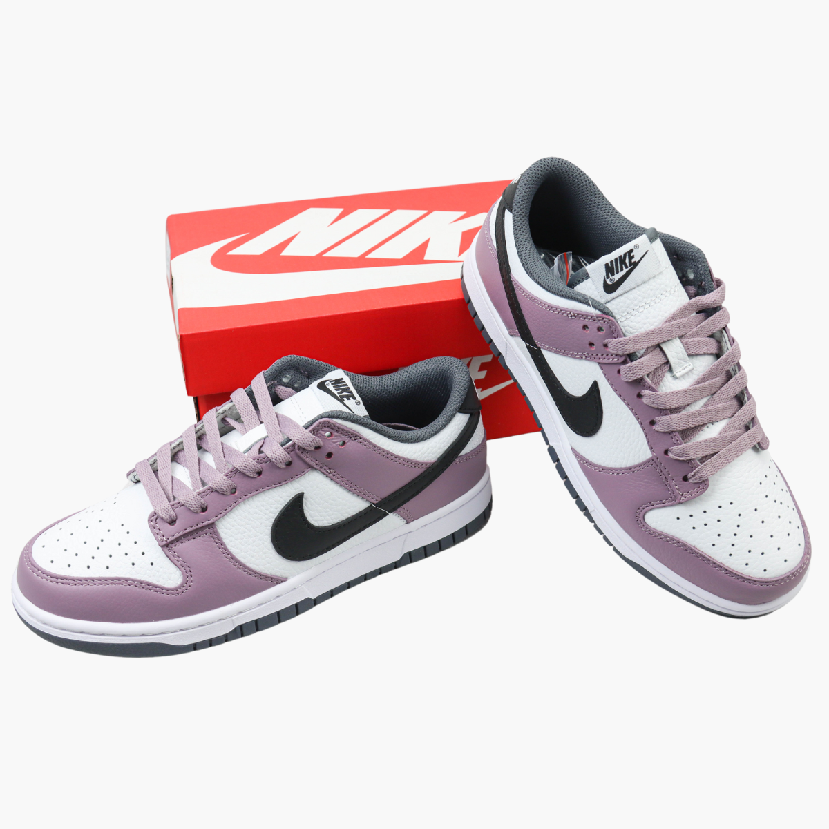 Dunk Low Purple White and Black Logo