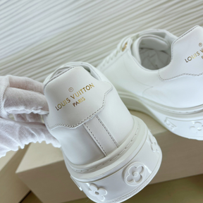 LV Time Out Sneaker White Crystal