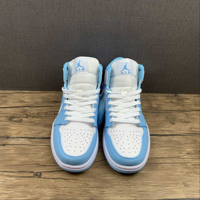 Air Jordan 1 Mid Blue White