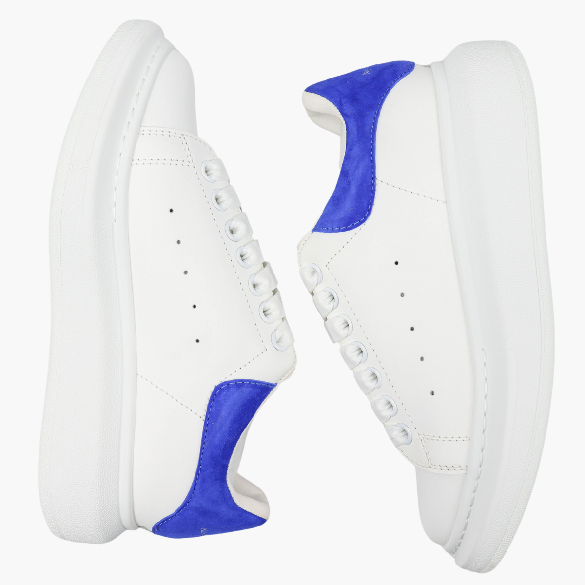 Alexander McQueen Oversized White Face Blue Tail