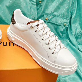 LV Time Out Sneaker White Browm