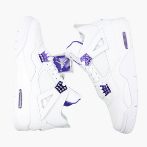 Air Jordan 4 White Purple