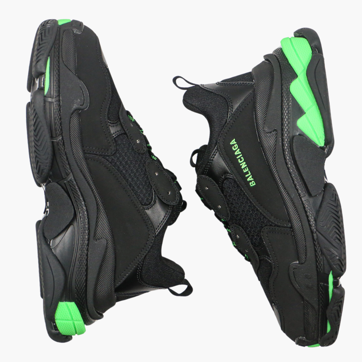 Balenciaga Triple S Black Green