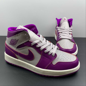 Air Jordan 1 Mid Gray Pourple