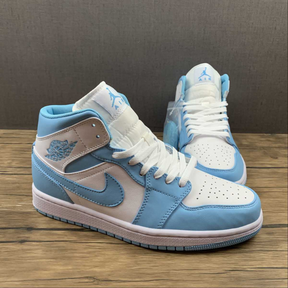 Air Jordan 1 Mid Blue White