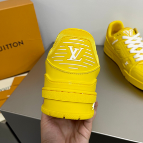 LV Yellow Embossed Trainer