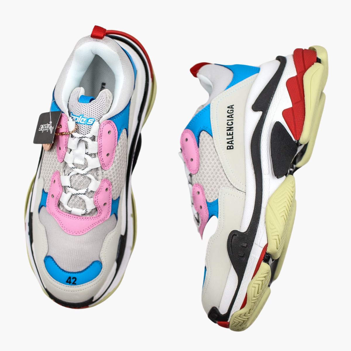 Balenciaga Triple S Blue Pink