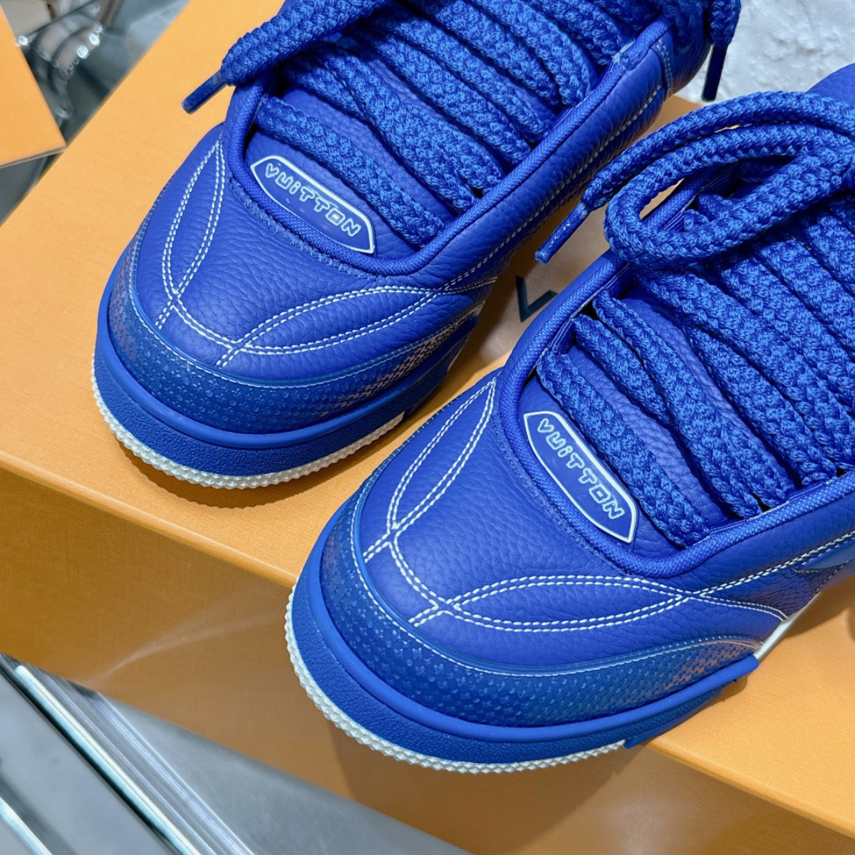 LV Skate Low Blue