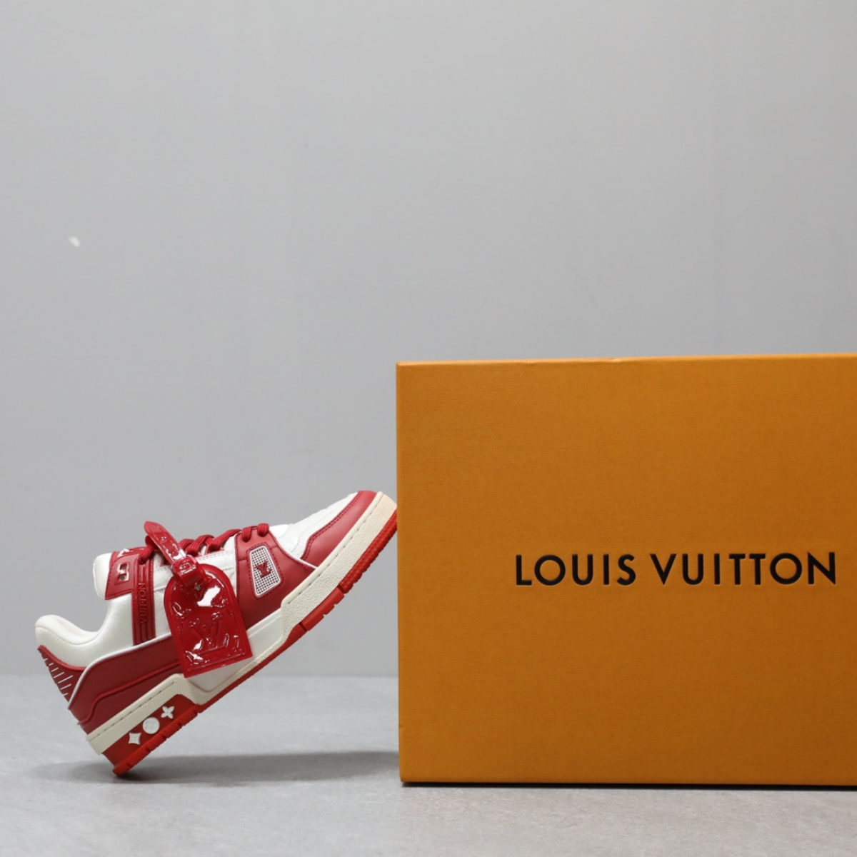 LV Trainer Sneaker Red