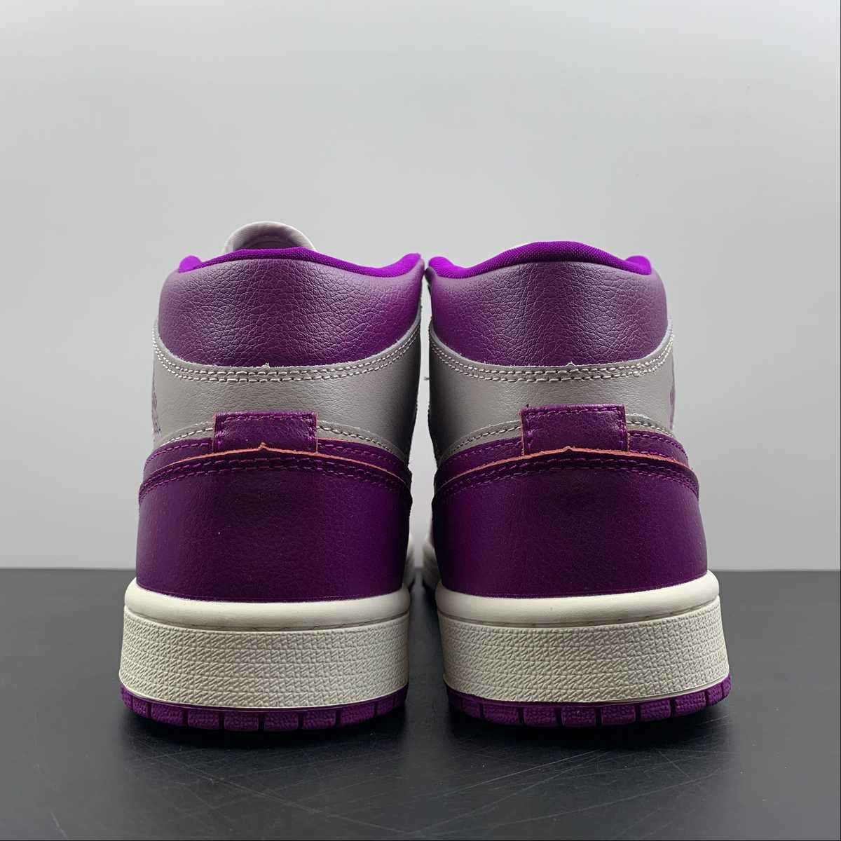 Air Jordan 1 Mid Gray Pourple