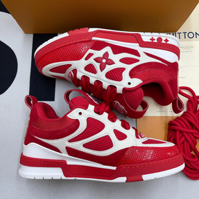 LV Skate Sneaker Red White