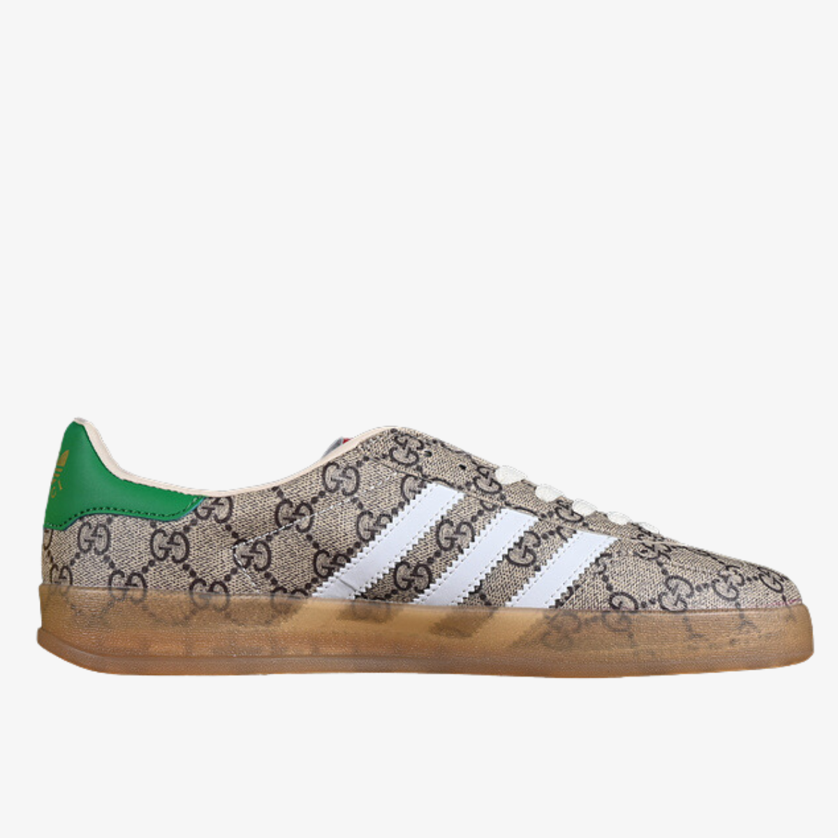 Gucci Gazelle Brown White Green