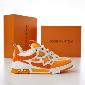 LV Skate Sneaker Orange White